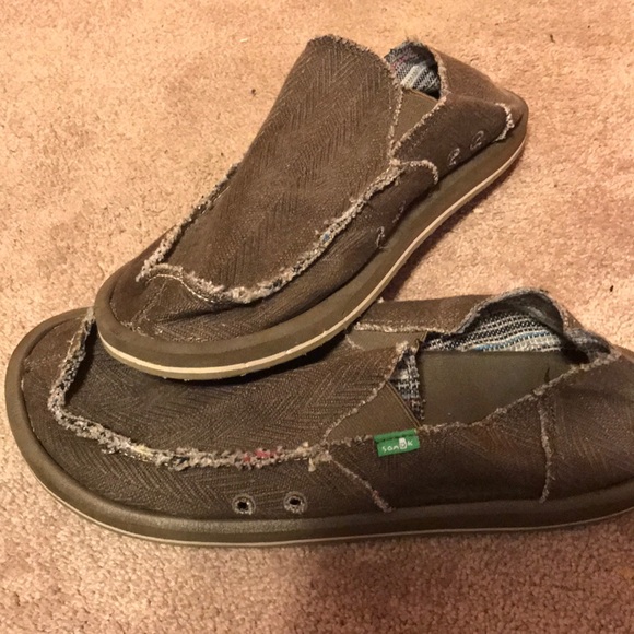 sanuk hemp olive